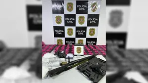 Drogas e armas são apreendidas em Sorocaba