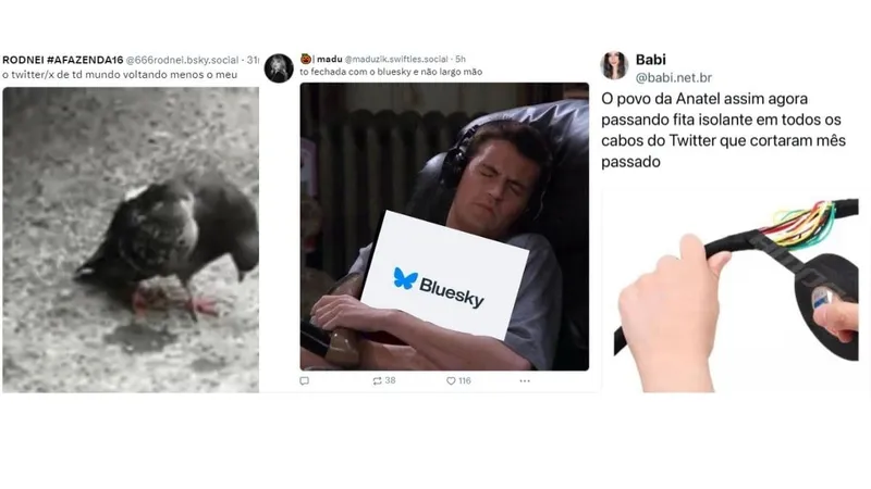 Anúncio da volta do X rende memes nas redes concorrentes: 'Não via a hora de ressuscitar'