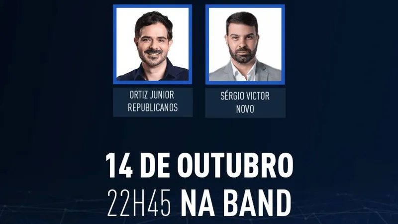 Band Vale promove o debate entre candidatos à prefeitura de Taubaté nesta segunda-feira (14)