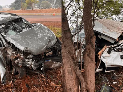 Motorista morre e outro fica ferido após acidente grave em Andradina