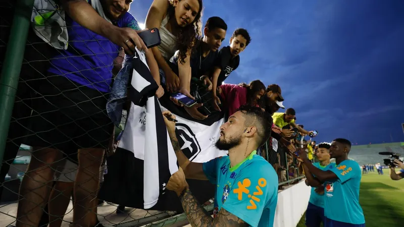 Seleção Brasileira faz treino aberto em Brasília e se anima com presença da torcida