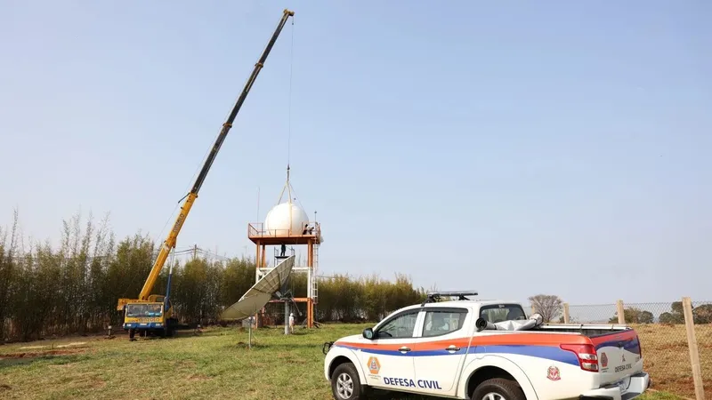 Radar de R$ 4,4 milhões que detecta eventos meteorológicos extremos é instalado em Campinas