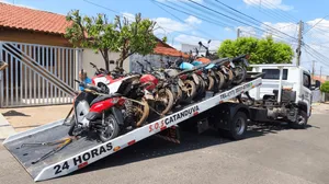 Polícia Militar apreende motocicletas com sinais de adulteração em Catanduva