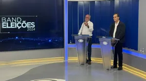 Debate na Band: Barjas Negri (PSDB) e Helinho Zanatta (PSD) discutem problemas de Piracicaba