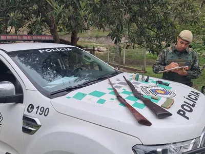 Caseiro é preso por posse irregular de armas de fogo em São Luiz do Paraitinga