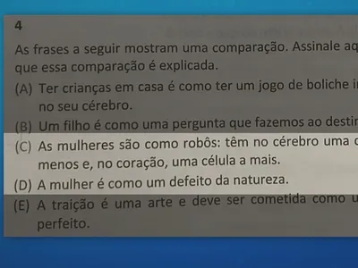 Questões de concurso público no RJ são anuladas por conteúdo machista