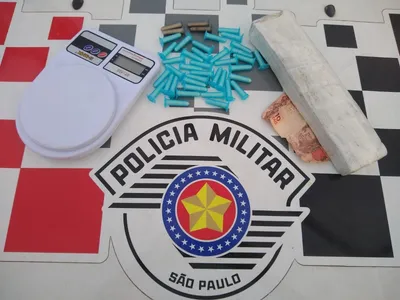 Polícia Militar apreende drogas e prende homem em flagrante por tráfico em Jacareí