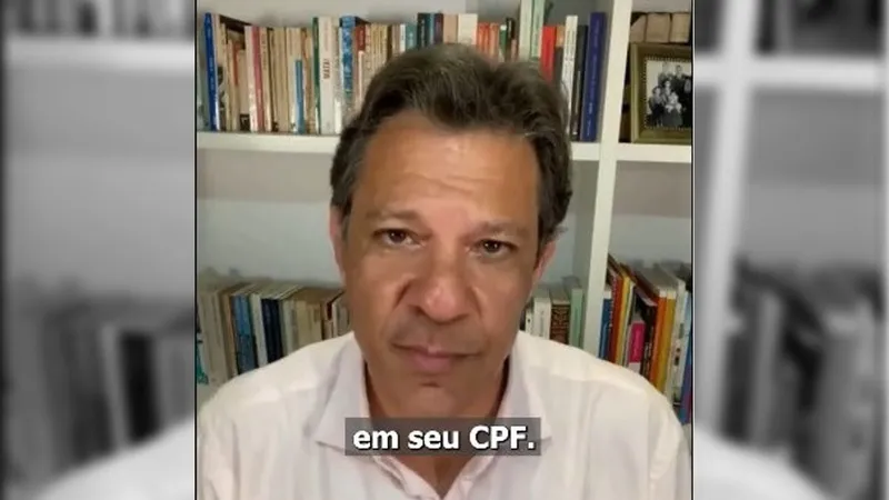 Governo alerta para golpe com vídeo falso de Haddad