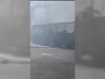 Ninguém ficou ferido no incêndio que atingiu um ônibus em São Cristóvão