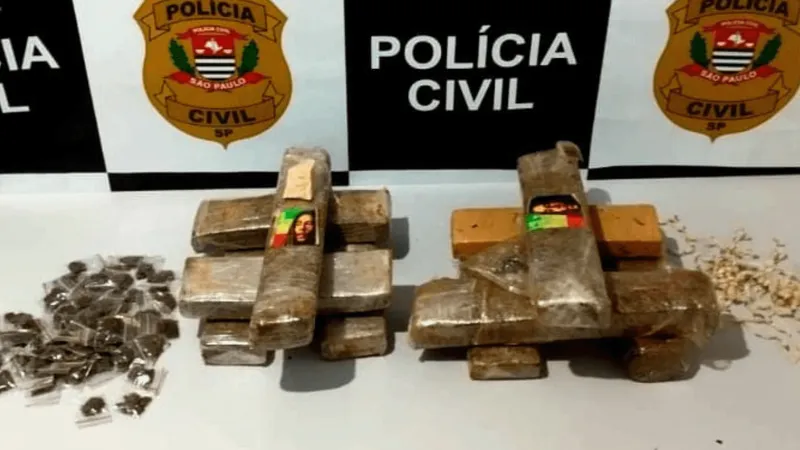 Polícia Civil apreende 9kg de drogas em ponto de tráfico em Campos do Jordão