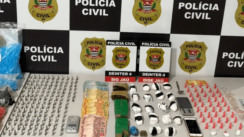 Jovens são detidos com várias porções de cocaína e maconha