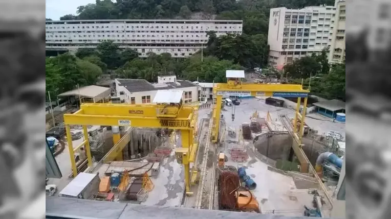 Governo permite retomada das obras da estação de metrô da Gávea