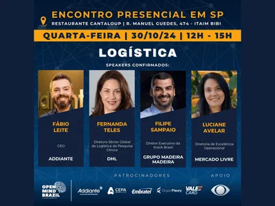 Open Mind Brazil apresenta “Gigantes da Logística”, evento exclusivo para C-Levels em São Paulo