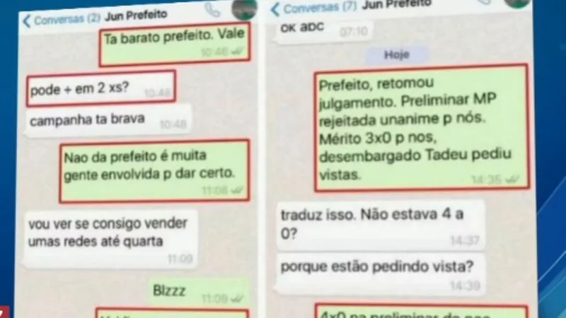 Troca de mensagens mostra político negociando compra de sentença no MS: 'Pode dividir?'