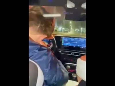 Homem se apresenta como motorista após batida de BMW, mas vídeo mostra jovem na direção