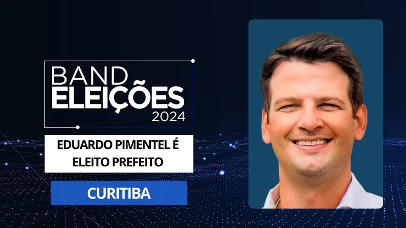 Eduardo Pimentel, do PSD, é eleito prefeito de Curitiba