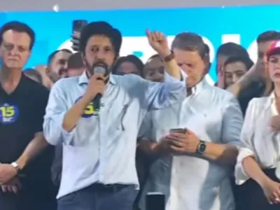 Ricardo Nunes (MDB) celebra reeleição em São Paulo: 'Equilíbrio venceu os extremismos'