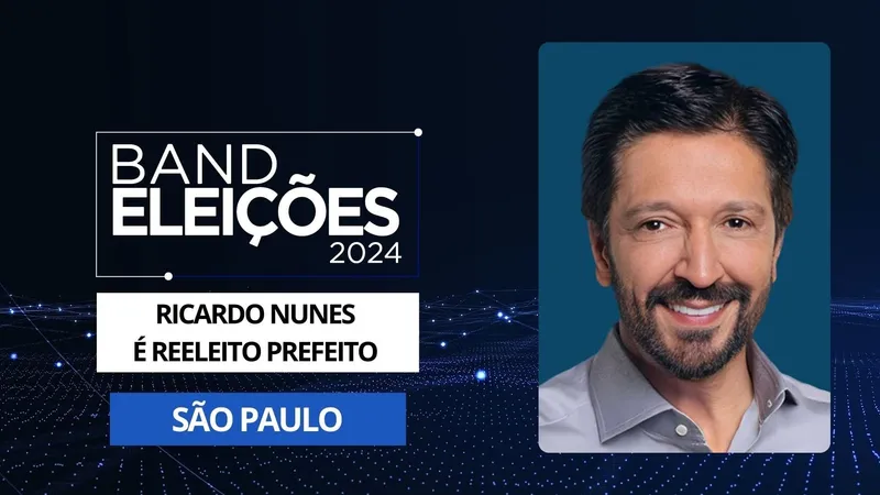 Ricardo Nunes é reeleito prefeito de São Paulo