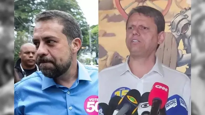 Campanha de Boulos pede inelegibilidade de Nunes e Tarcísio de Freitas