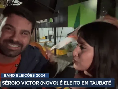 "Vamos governar para todos", diz Sérgio Victor (NOVO) após ser eleito prefeito de Taubaté