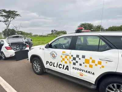 Carro é apreendido com 129 pacotes de skunk no porta-malas