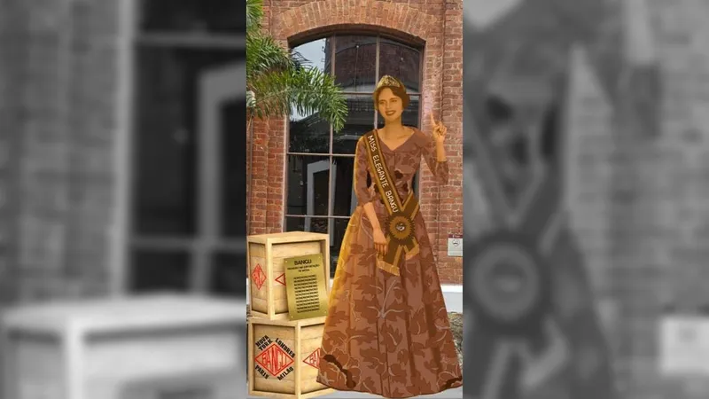 Shopping inaugura estátua em homenagem à vencedora do Miss Elegante Bangu