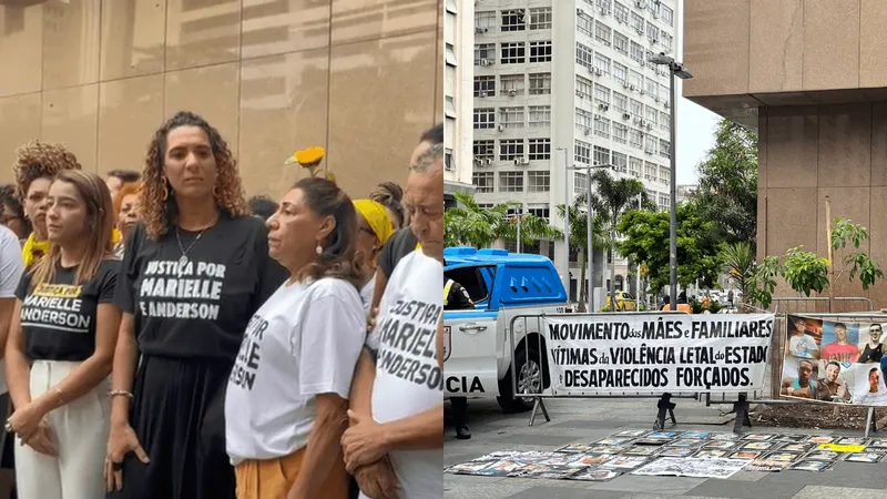 Caso Marielle: Manifestantes realizam ato pedindo respostas antes de julgamento dos réus