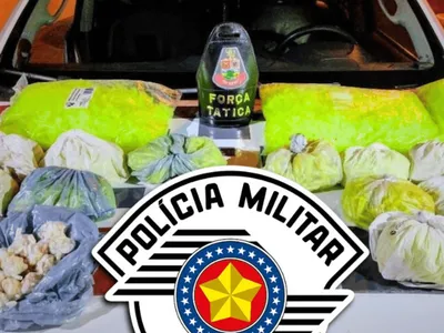 Homem é preso com mais de 1700 pinos de cocaína em Lorena