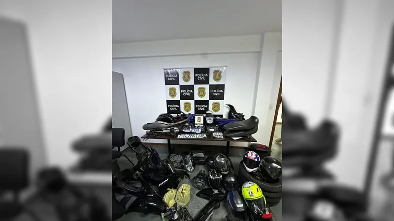 Polícia Civil de Sorocaba desarticula grupo especializado em furtos de motocicletas