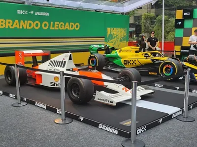 Exposição em SP homenageia Senna com carro do bicampeonato e Mclaren especial de Mônaco