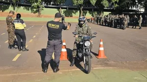 Semob promove curso de direção defensiva para o Tiro de Guerra