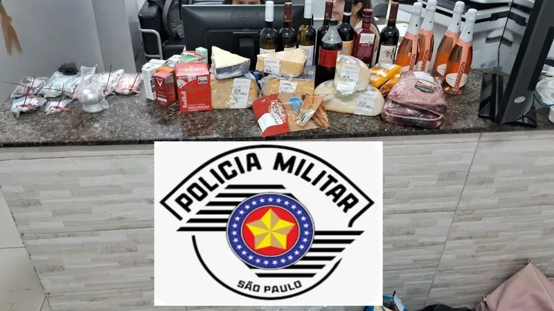 Polícia Militar prende quadrilha por furtos em supermercados de São Sebastião