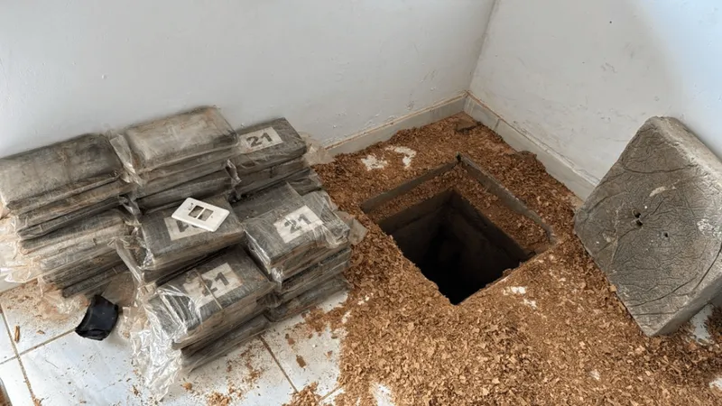 'Bunker' com fuzil, munições e 60 kg de cocaína é encontrado pela polícia em SP