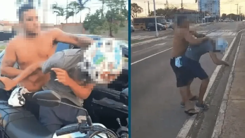 Motorista embriagado inicia briga de trânsito e agride motociclista em Limeira