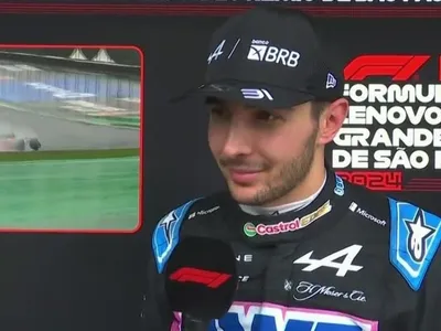 Ocon comemora pódio da Alpine no GP de São Paulo: “não sabia que seríamos rápidos na chuva”