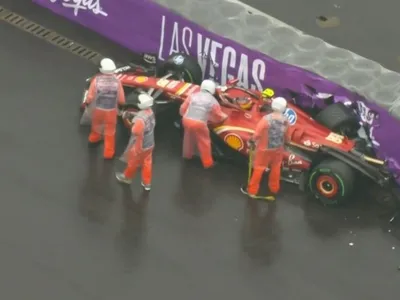 F1: Sainz bate no Q2 e classificação é interrompida em Interlagos