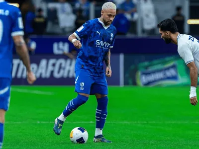 Neymar sente lesão na coxa e é substituído em vitória do Al Hilal na Champions Asiática