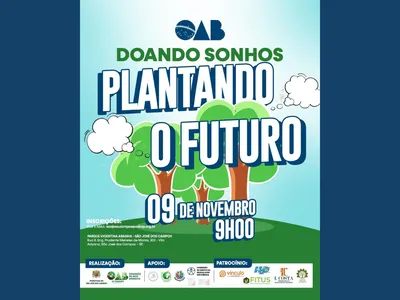 OAB São José dos Campos promove evento de plantio de árvores no Parque Vicentina Aranha