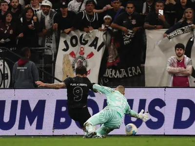 Dois torcedores do Corinthians foram detidos por arremessarem uma cabeça de porco em campo