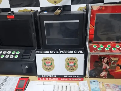 Polícia Civil apreende máquinas caça-níqueis em Dracena