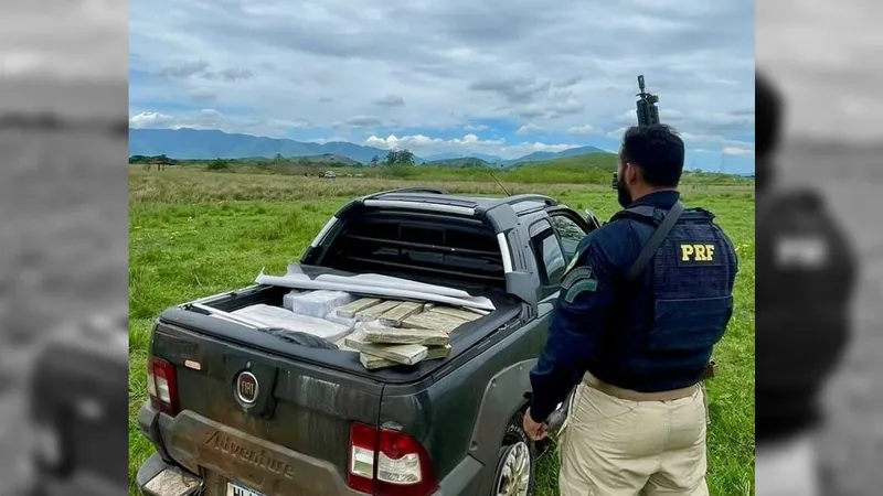 PRF apreende mais de 600 quilos de maconha, na Baixada Fluminense