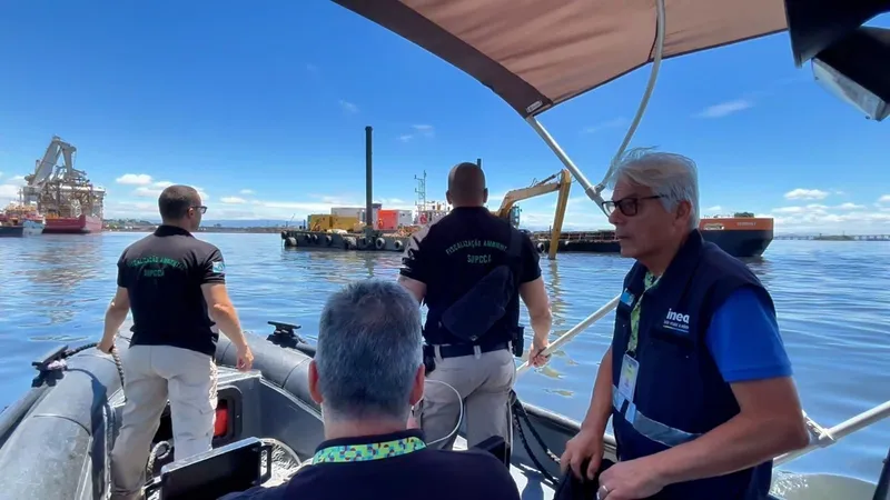 PortosRio é multada após realizar dragagem da Baía de Guanabara sem autorização