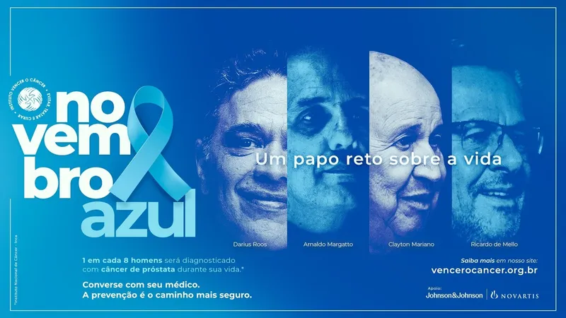 Novembro Azul: um 'papo reto' sobre câncer de próstata