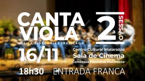 Prudente terá a 2ª sessão do “Canta Viola” com ingressos gratuitos