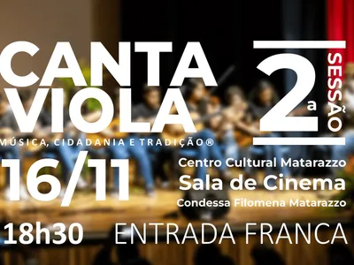 Prudente terá a 2ª sessão do “Canta Viola” com ingressos gratuitos