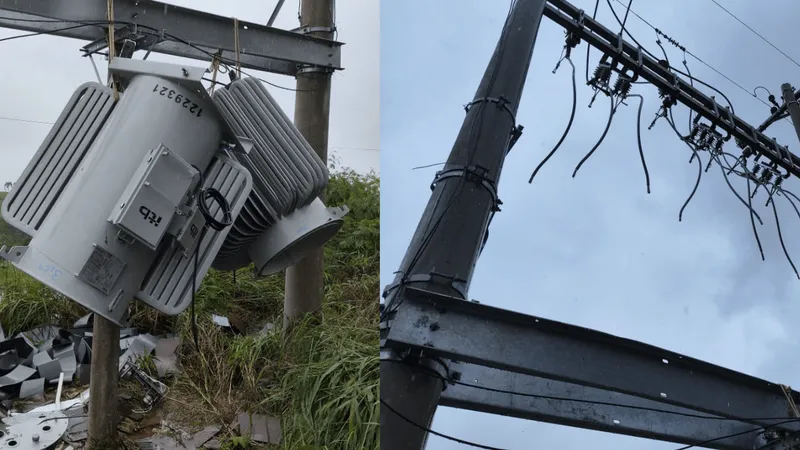 Transformadores são furtados em área rural de Piracicaba e deixa moradores sem energia