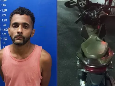 Preso por roubo de moto, homem alega que a encontrou e procurava viatura para devolvê-la