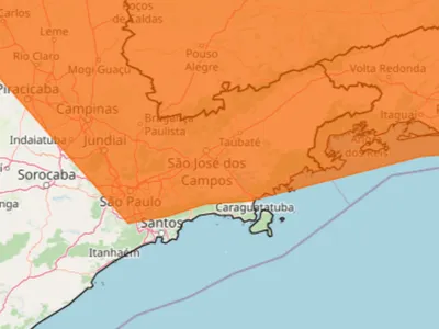 Região do Vale do Paraíba terá final de semana com alerta do INMET para chuvas intensas