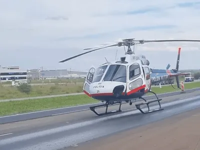 Motociclista sofre acidente grave na Rodovia dos Bandeirantes