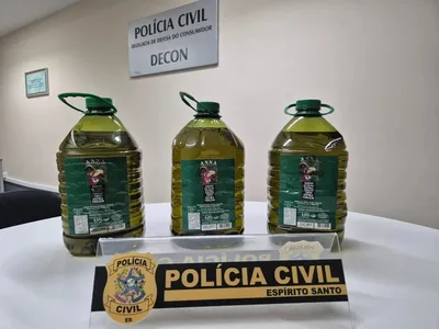 Polícia do Espírito Santo apreende 8 mil litros de azeite adulterado; veja qual é a marca